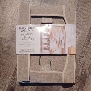 Better Homes And Gardens Beige Hanging Closet Organizer